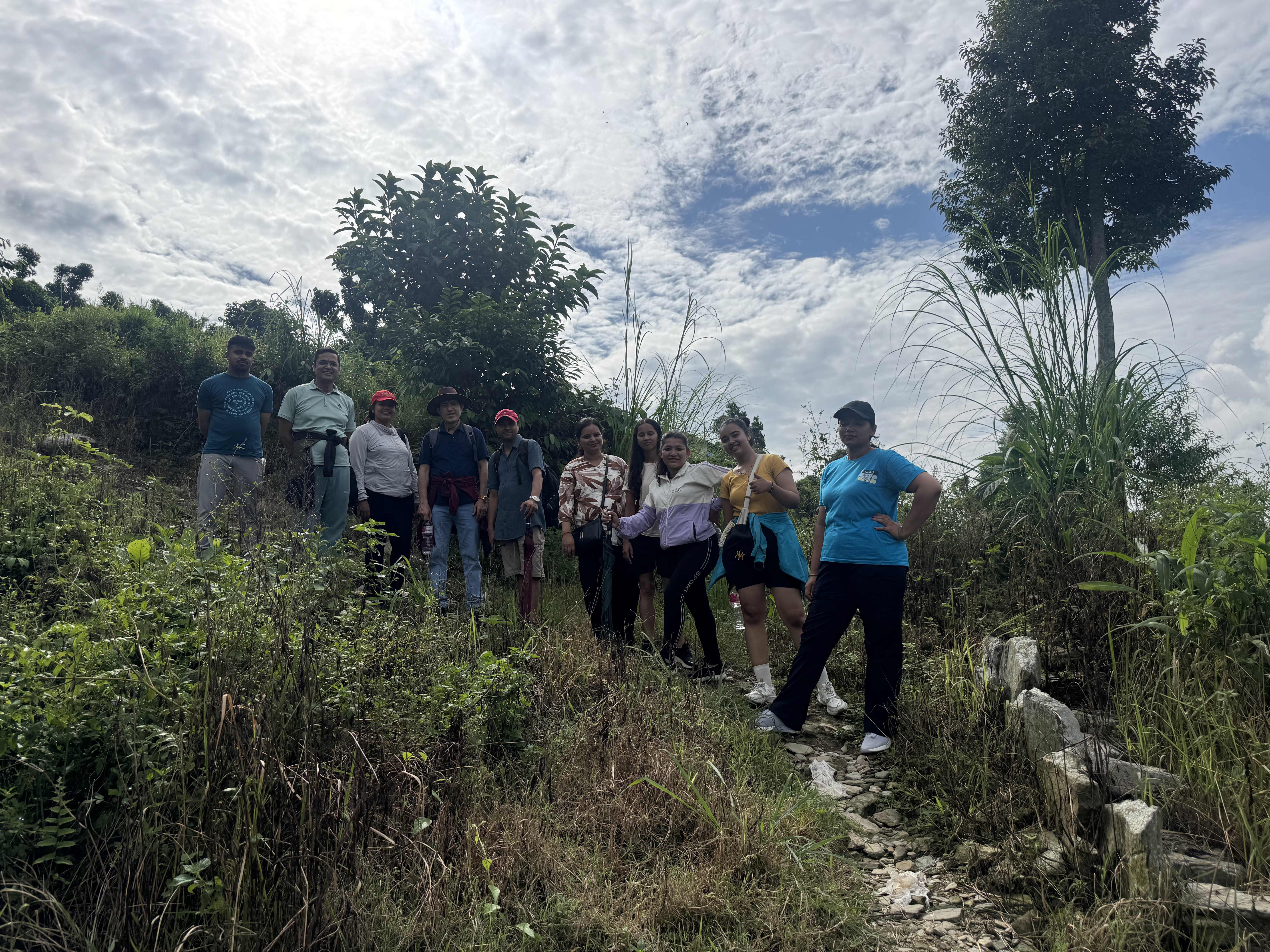Staff Hike of Deerwalk Pokhara School - Pokhara to Pame via Pumdibhumdi