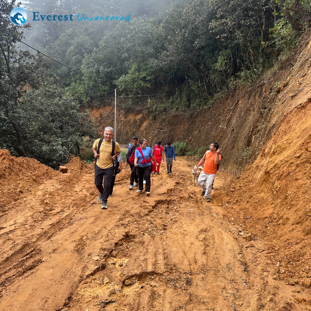 Hike from Godavari to Lakuri Bhanjyang