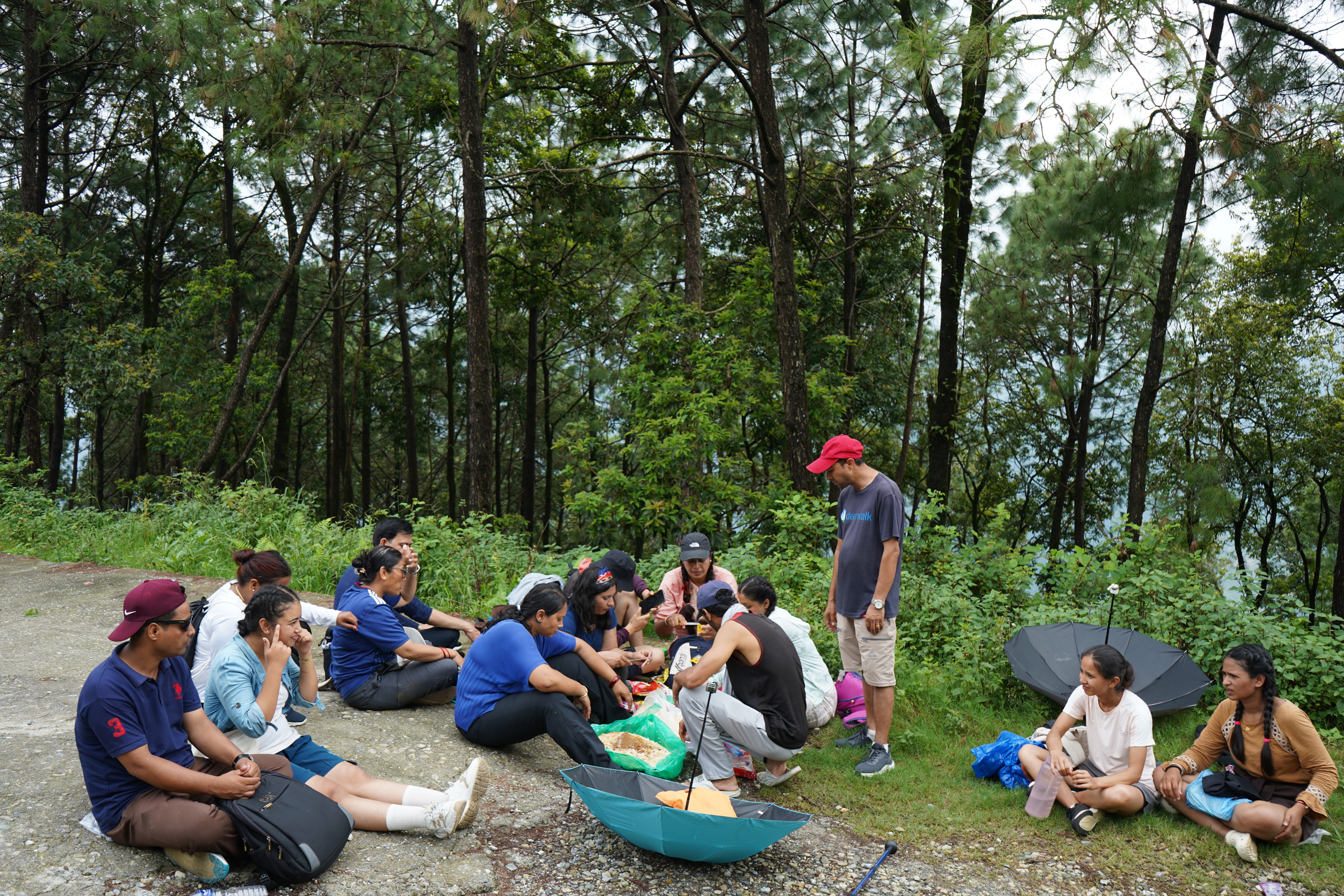 Staff Hike of Deerwalk Pokhara School - Sarangkot to Naudanda via Kaski Kot