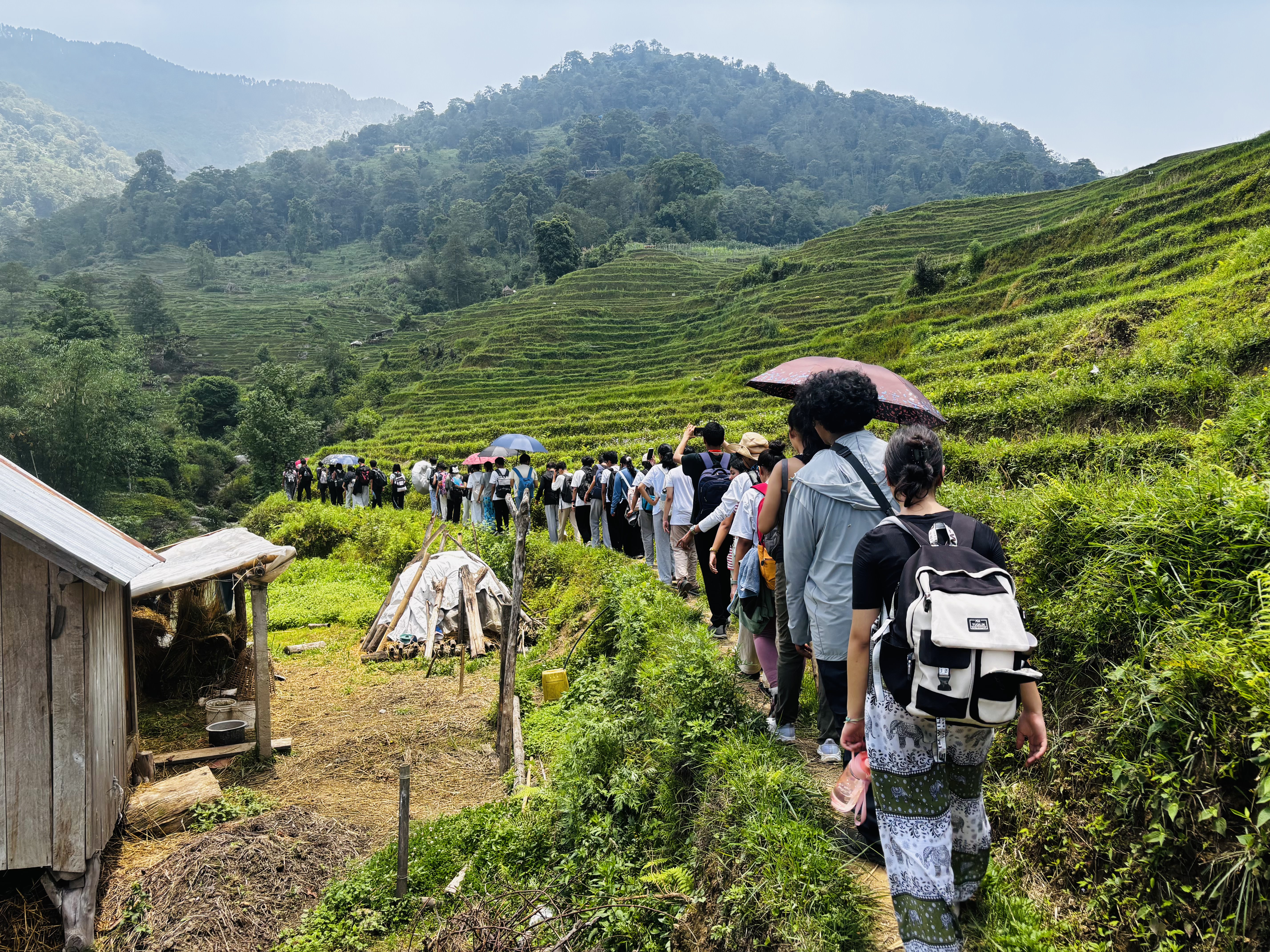 A Memorable Hike from Chhaure to Fungfung Waterfall
