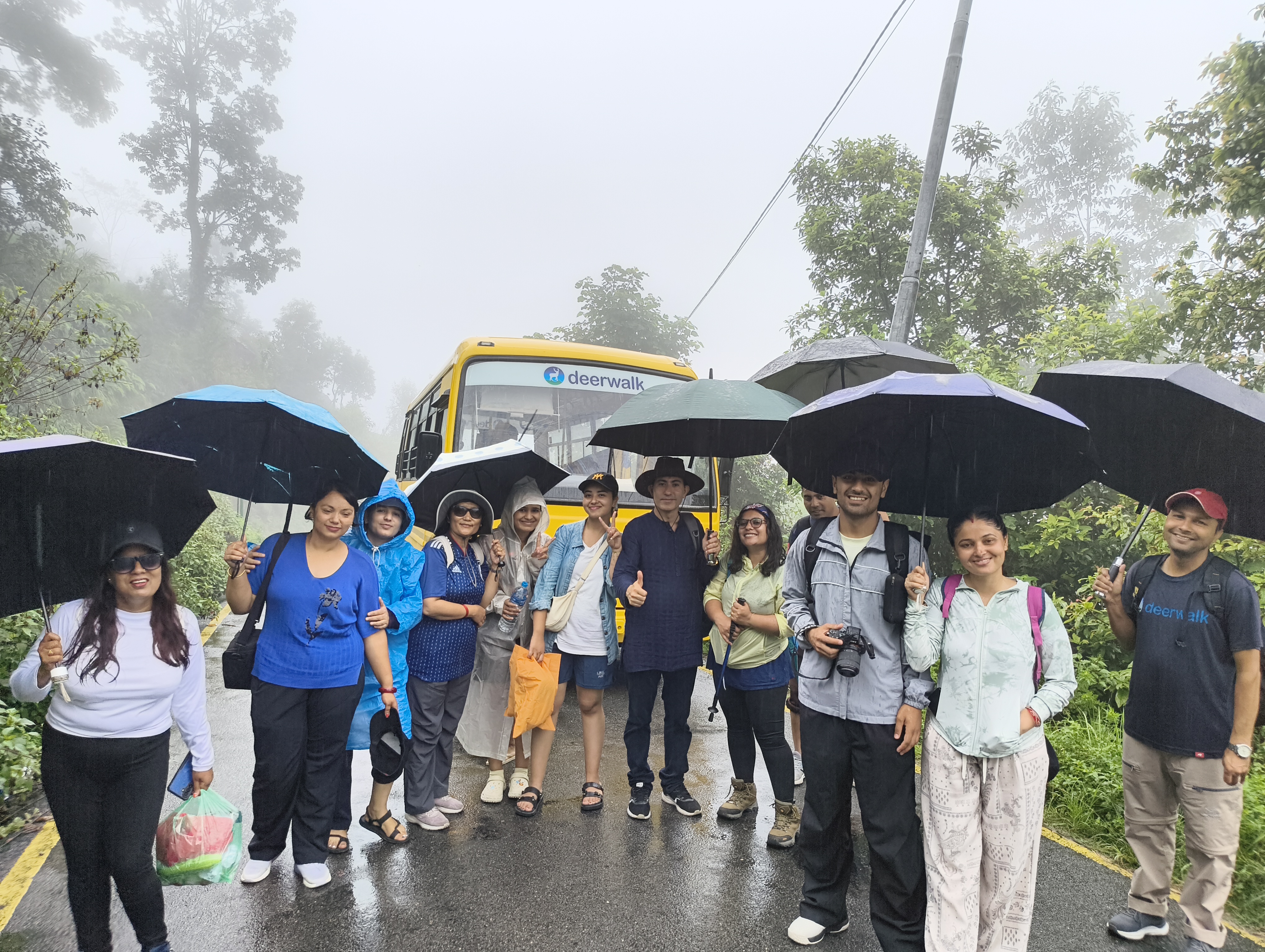 Staff Hike of Deerwalk Pokhara School - Sarangkot to Naudanda via Kaski Kot
