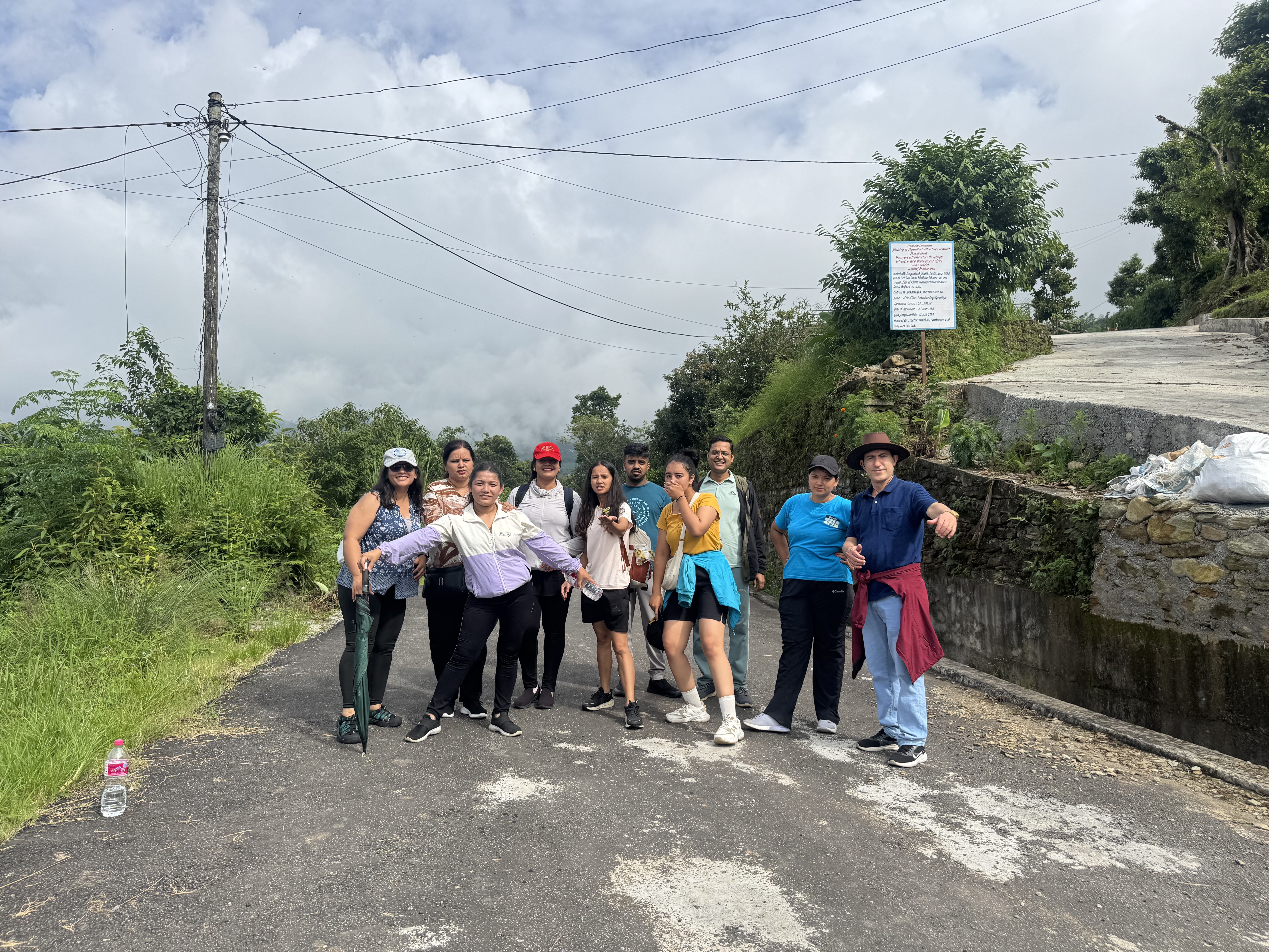 Staff Hike of Deerwalk Pokhara School - Pokhara to Pame via Pumdibhumdi