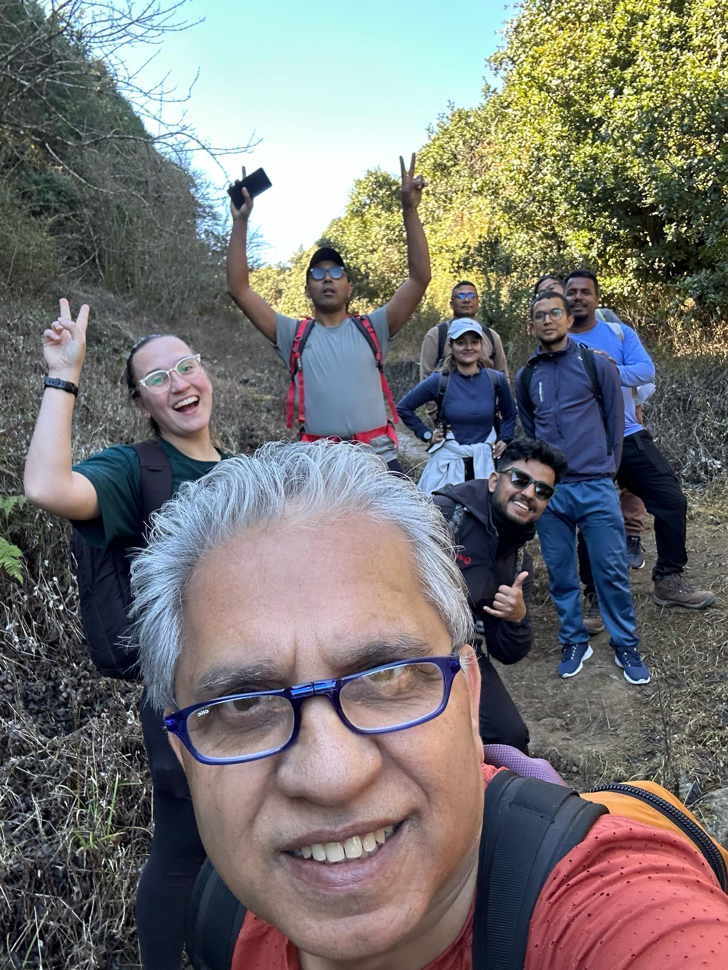 Deerhold Hike from Machchegaun to Chandragiri Hills