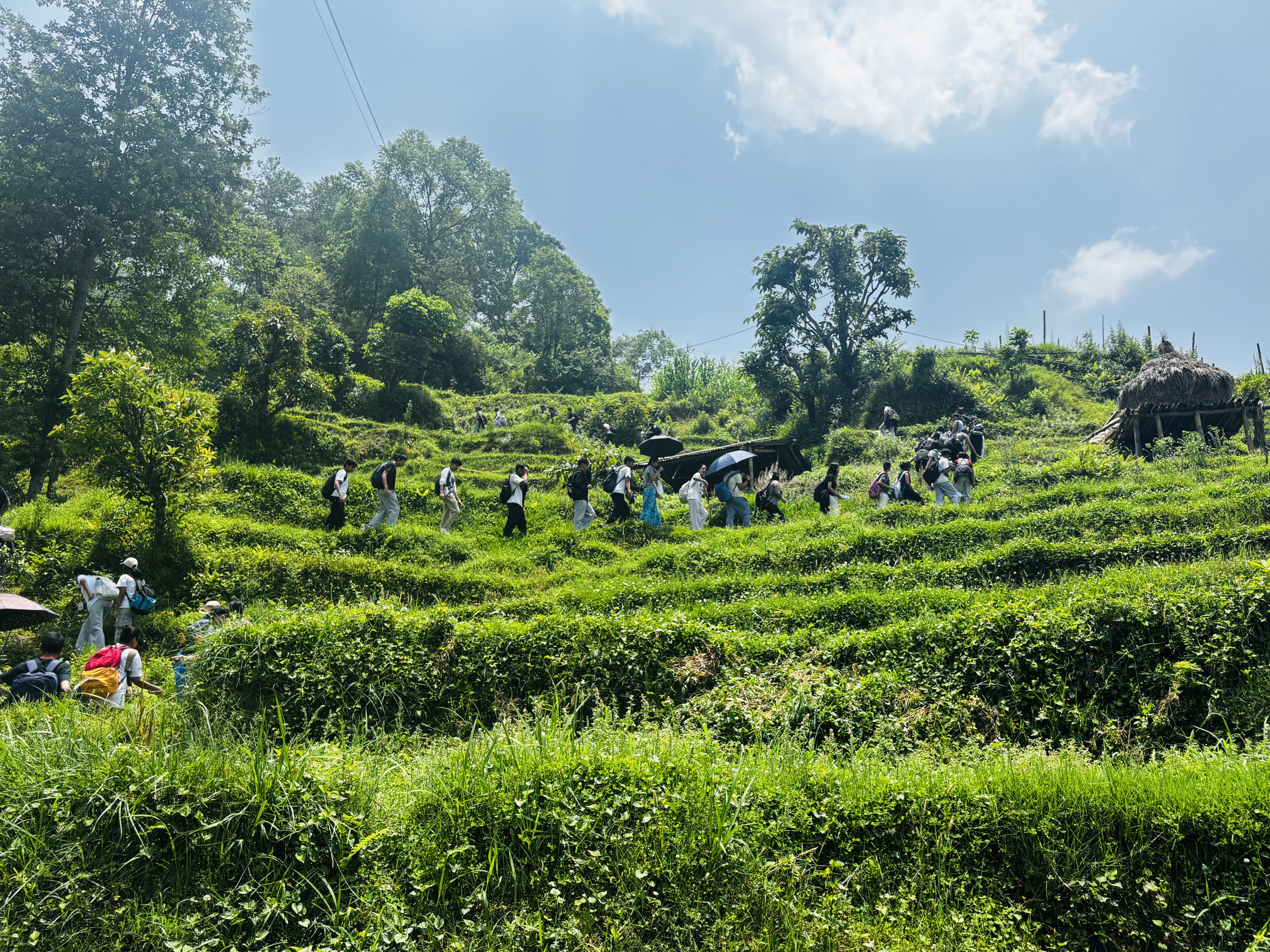 A Memorable Hike from Chhaure to Fungfung Waterfall