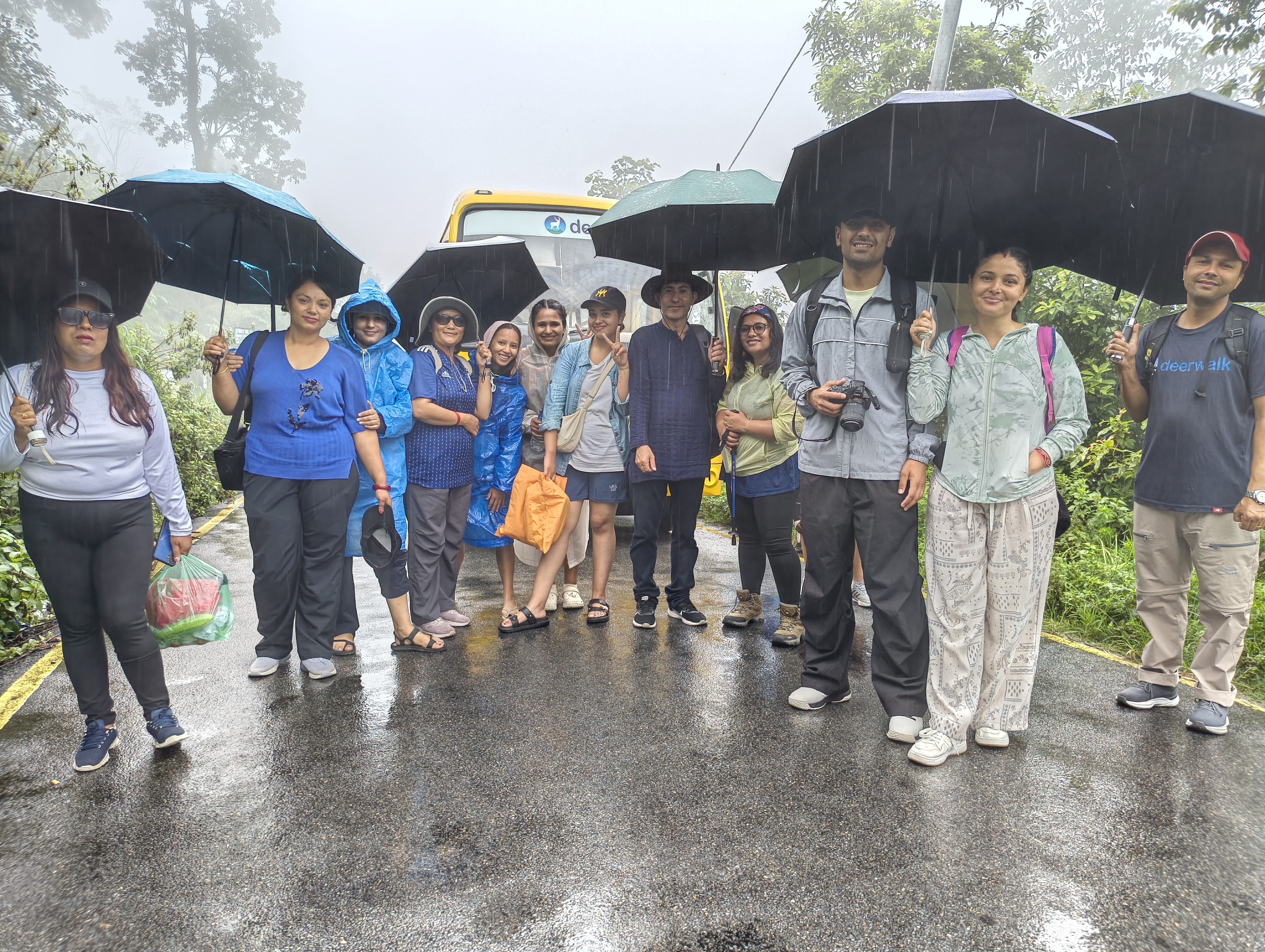 Staff Hike of Deerwalk Pokhara School - Sarangkot to Naudanda via Kaski Kot