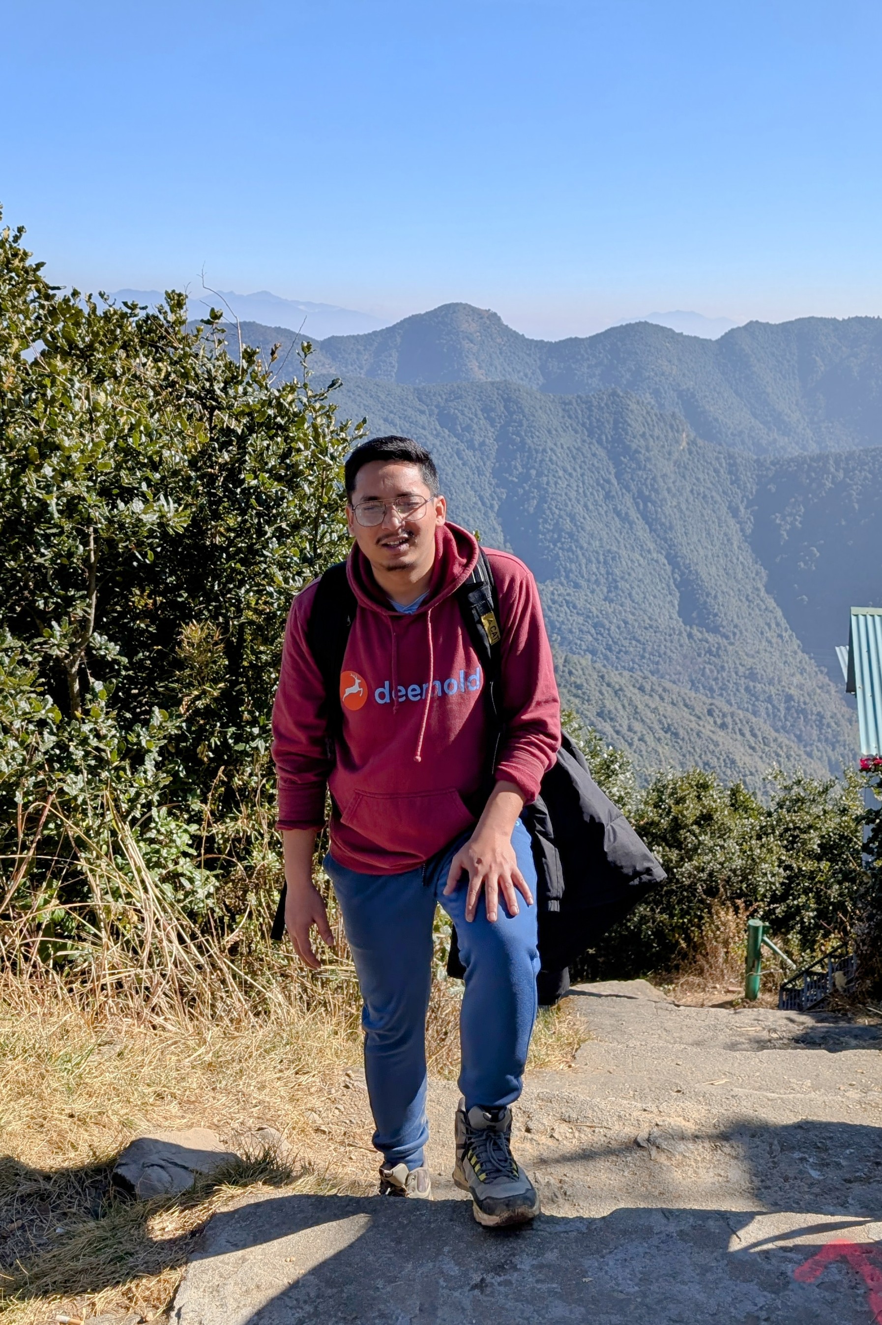 Deerhold Hike from Machchegaun to Chandragiri Hills
