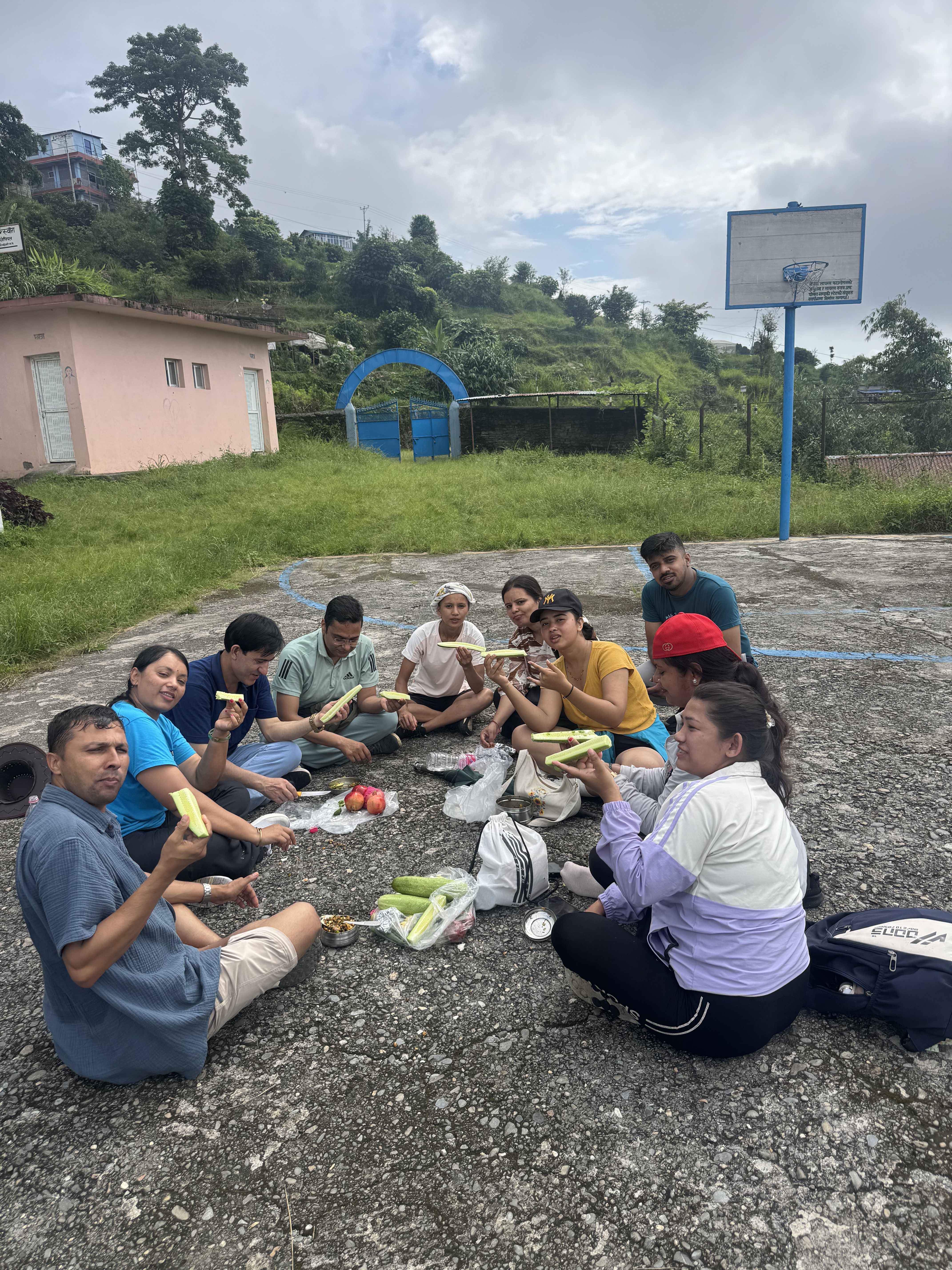 Staff Hike of Deerwalk Pokhara School - Pokhara to Pame via Pumdibhumdi
