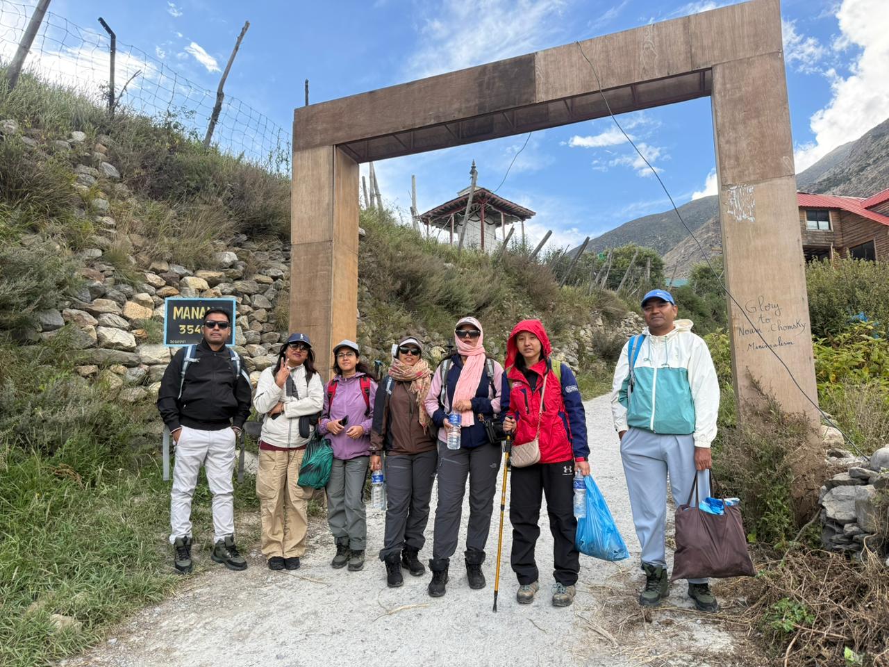 DSS Trek to Manang, Chongkor View Point