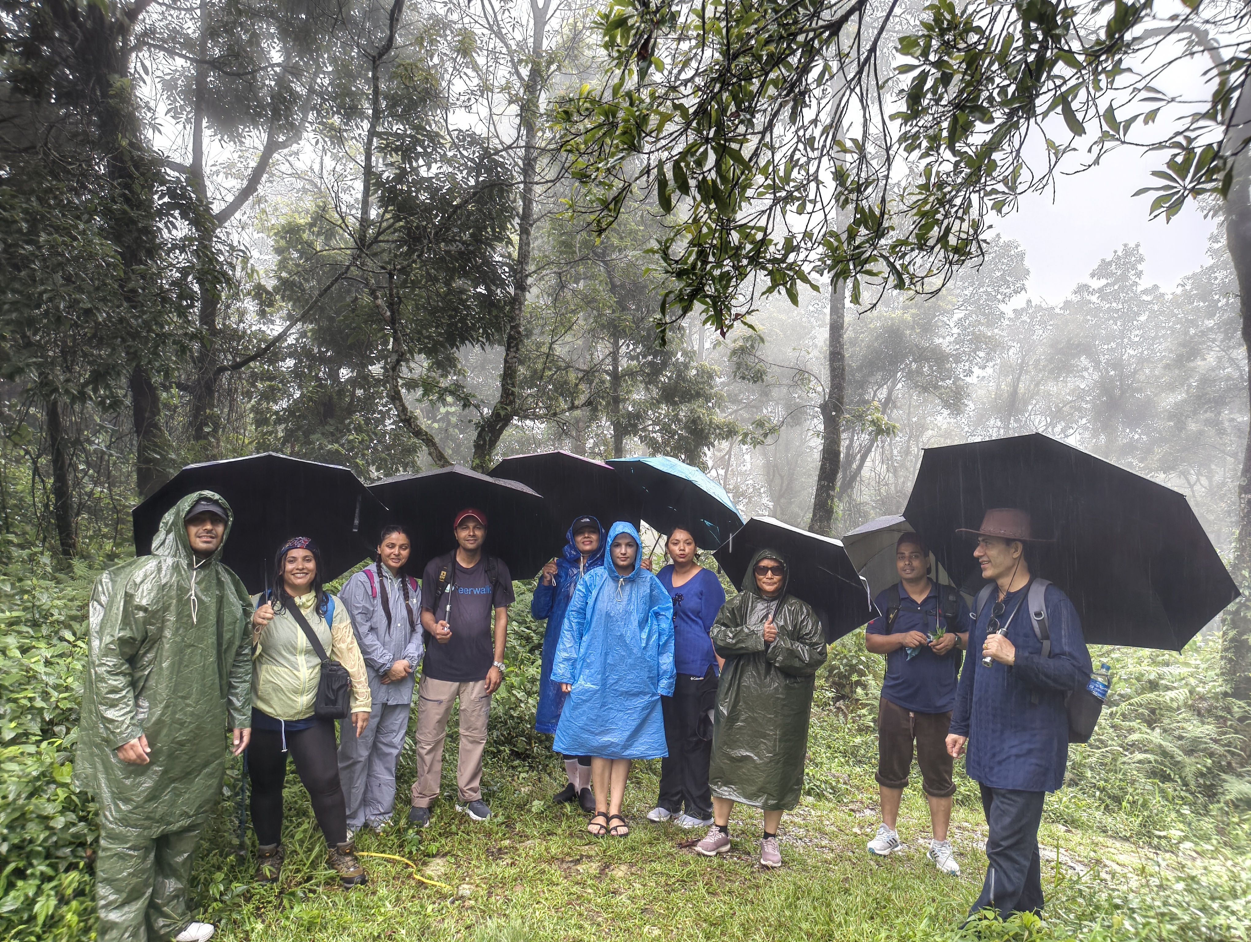 Staff Hike of Deerwalk Pokhara School - Sarangkot to Naudanda via Kaski Kot
