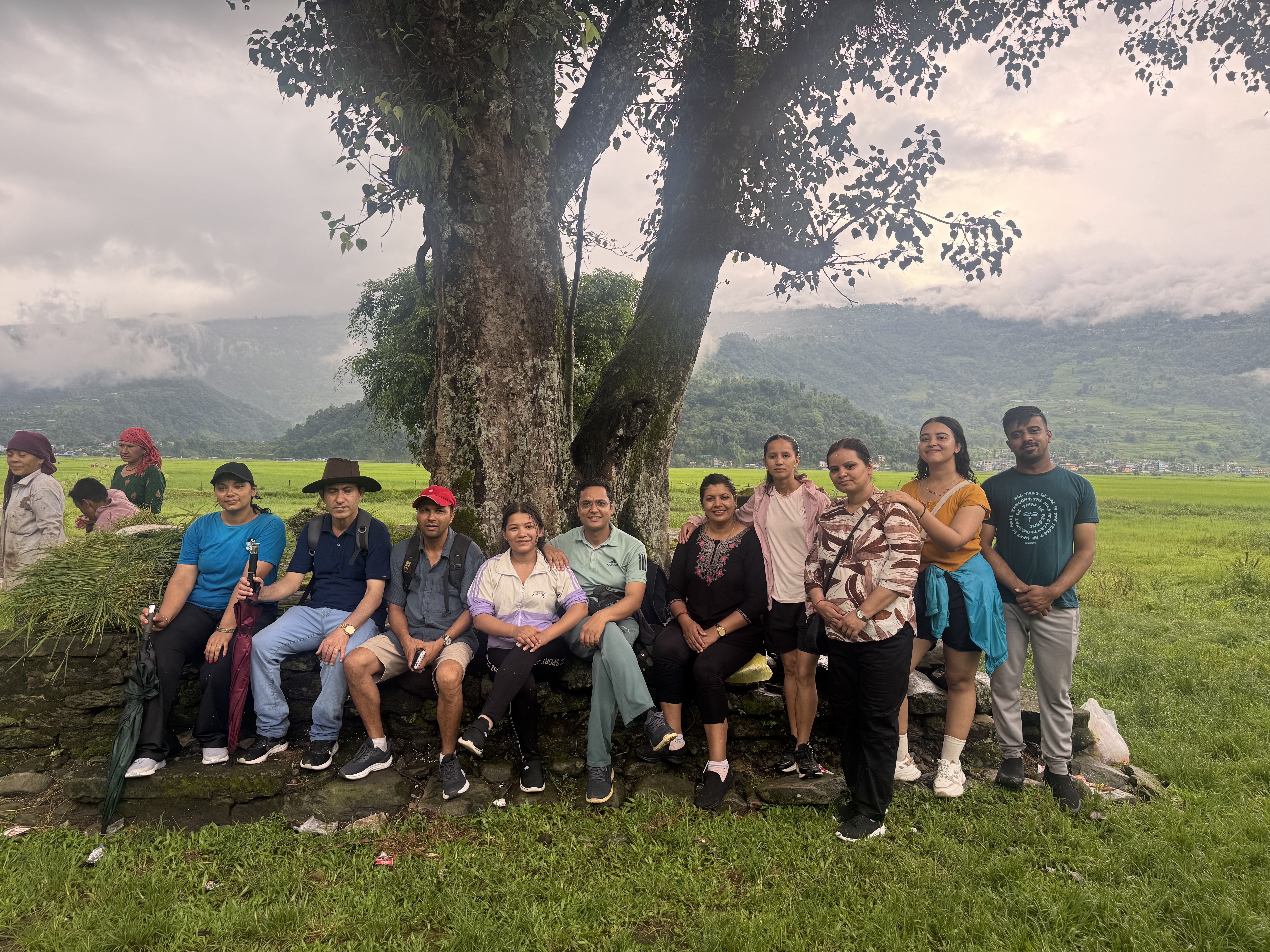 Staff Hike of Deerwalk Pokhara School - Pokhara to Pame via Pumdibhumdi